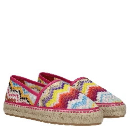 Multicolor Fabric Espadrilles
