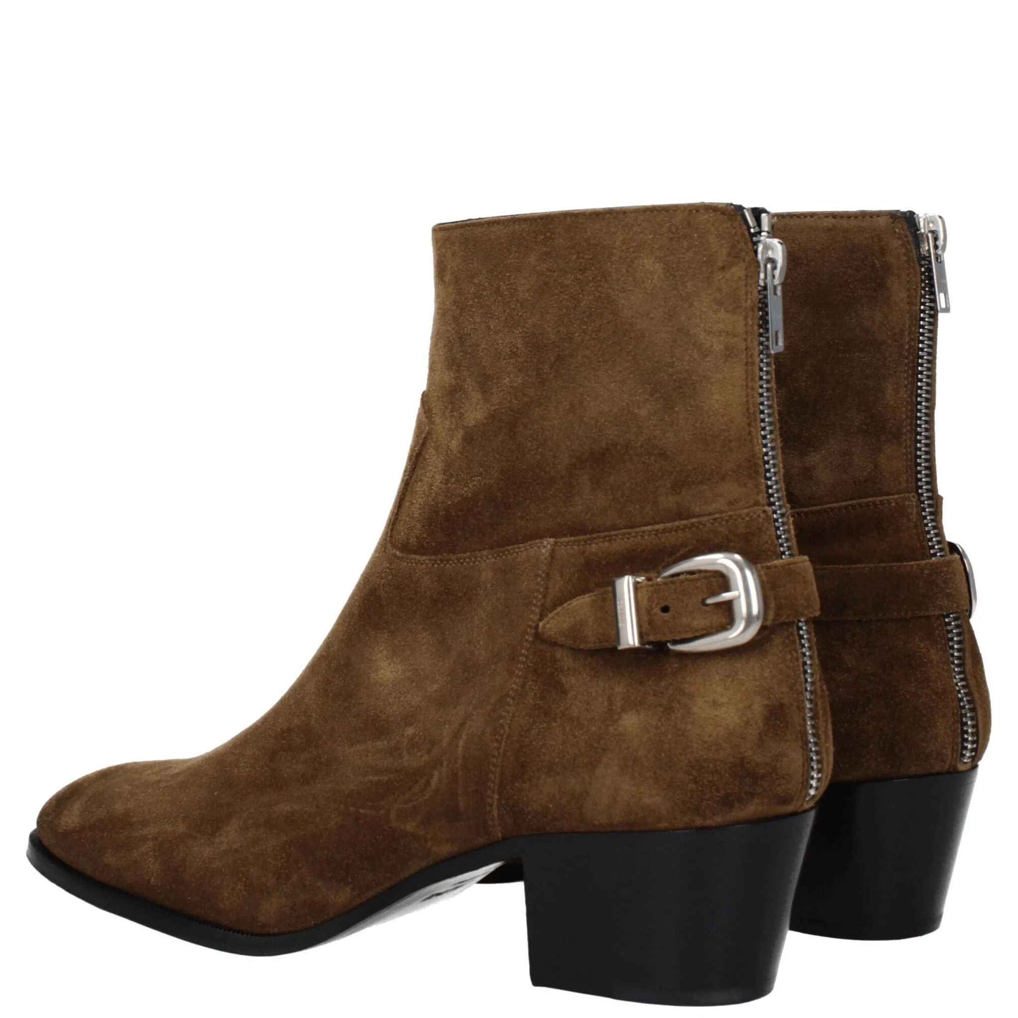Brown Leather Ankle Boots