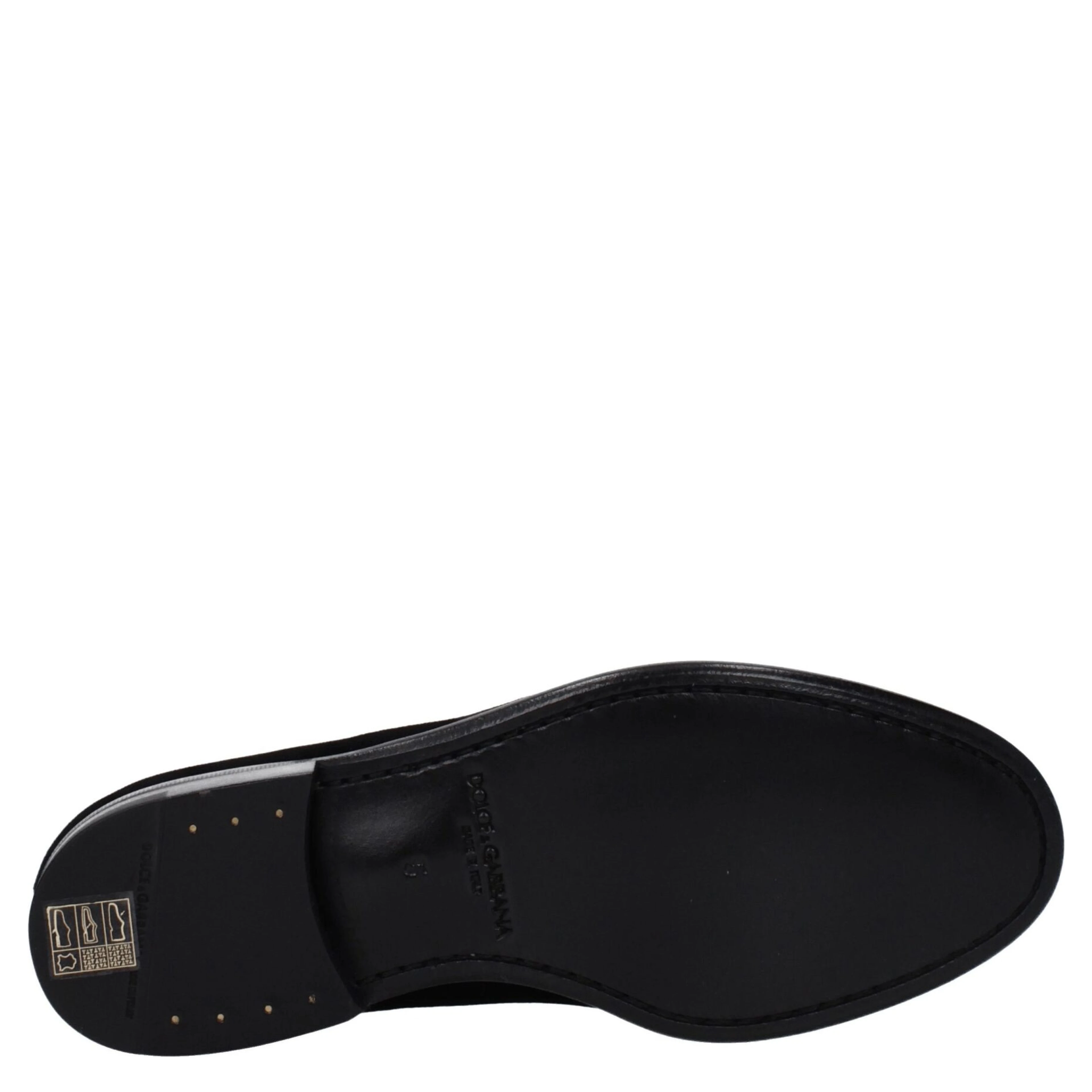 Black Velvet Slip-On Loafers