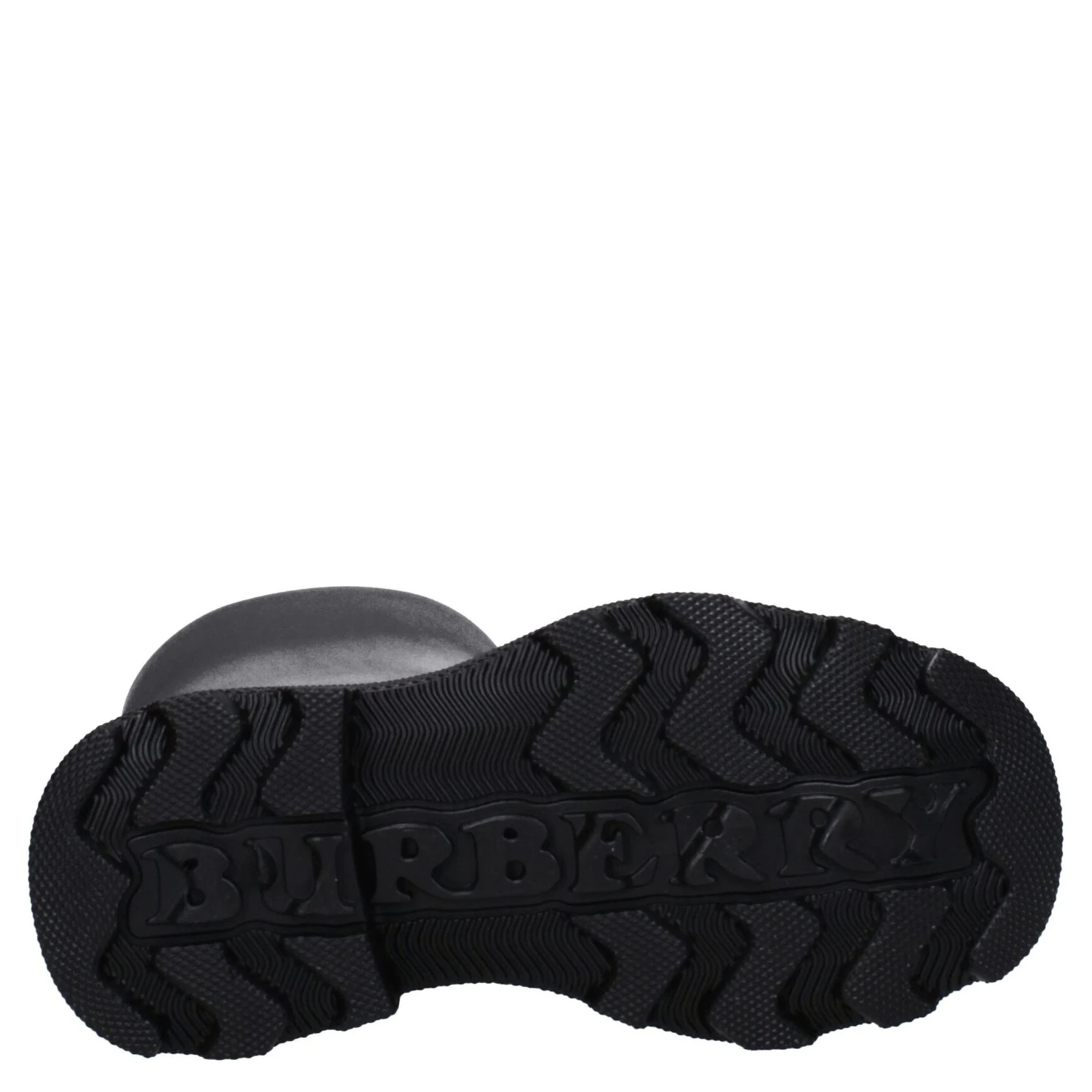 Black Cotton Rain Boots