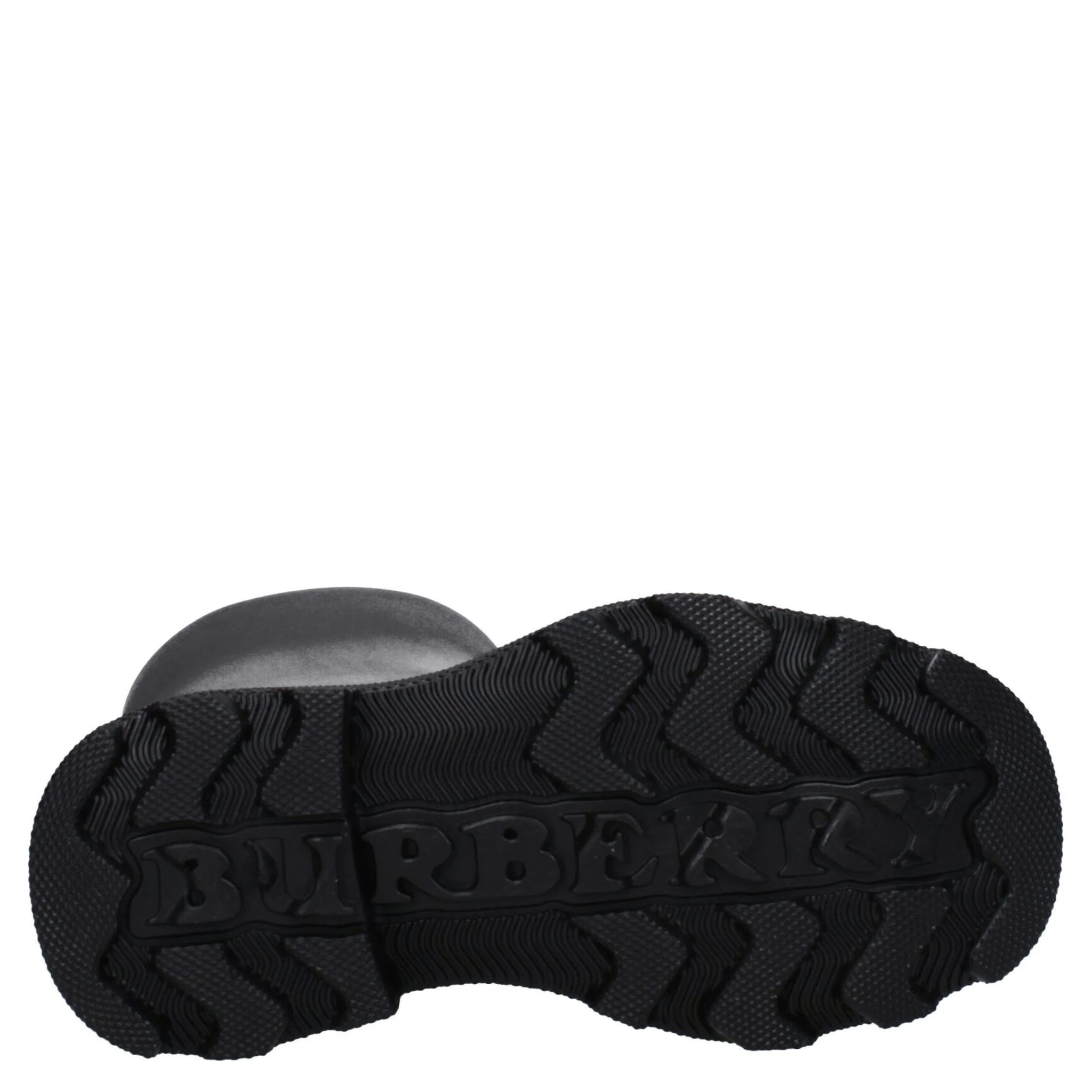 Black Cotton Rain Boots