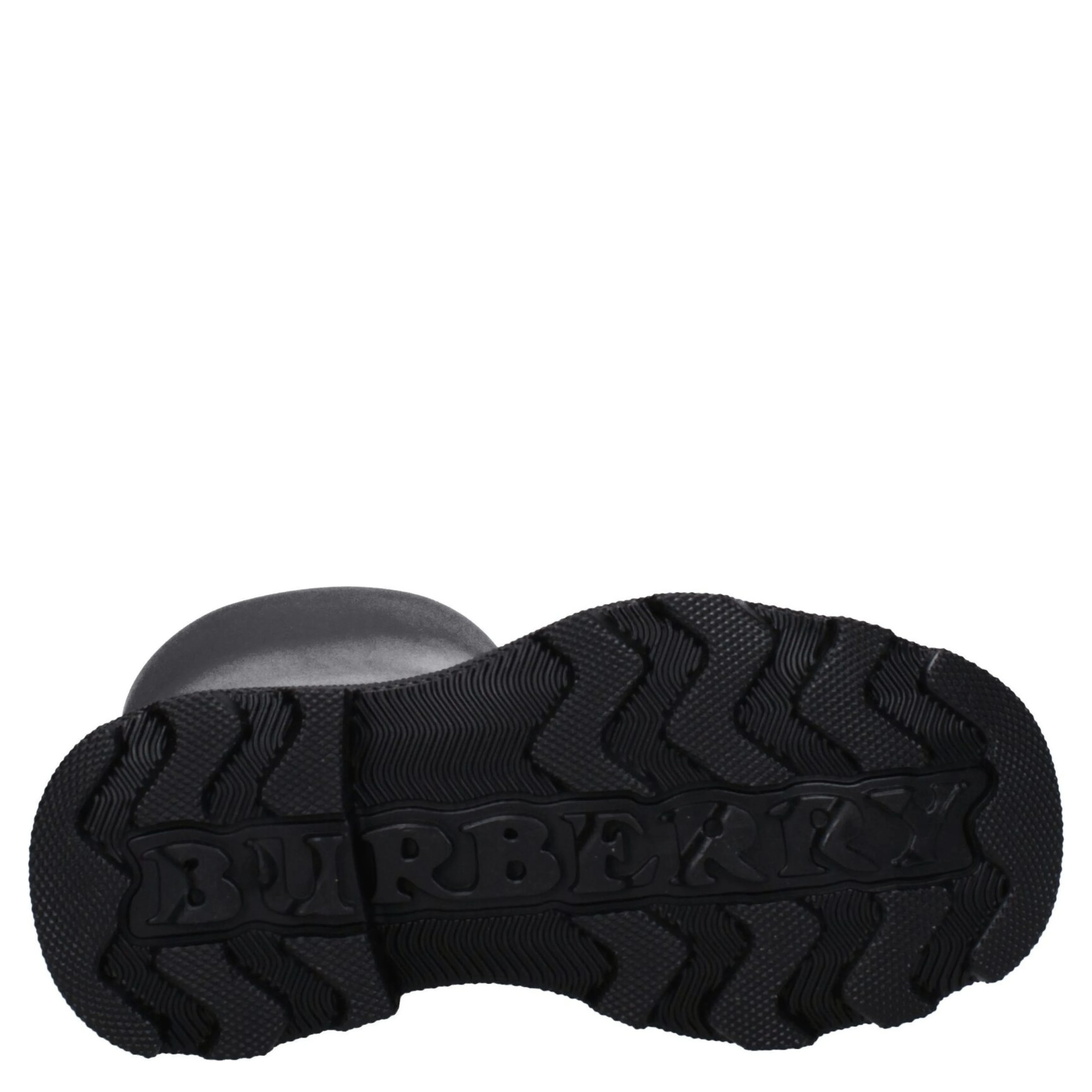 Black Cotton Rain Boots