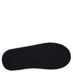 Black Fabric Platform Sneakers