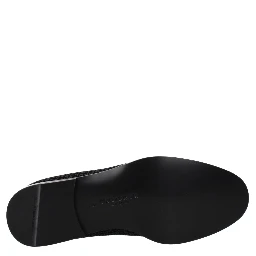 Black Velvet Slip-On Loafers