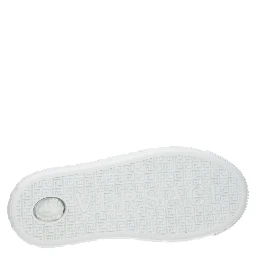 White Leather Low Top Sneakers