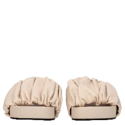 Pink Leather Slippers