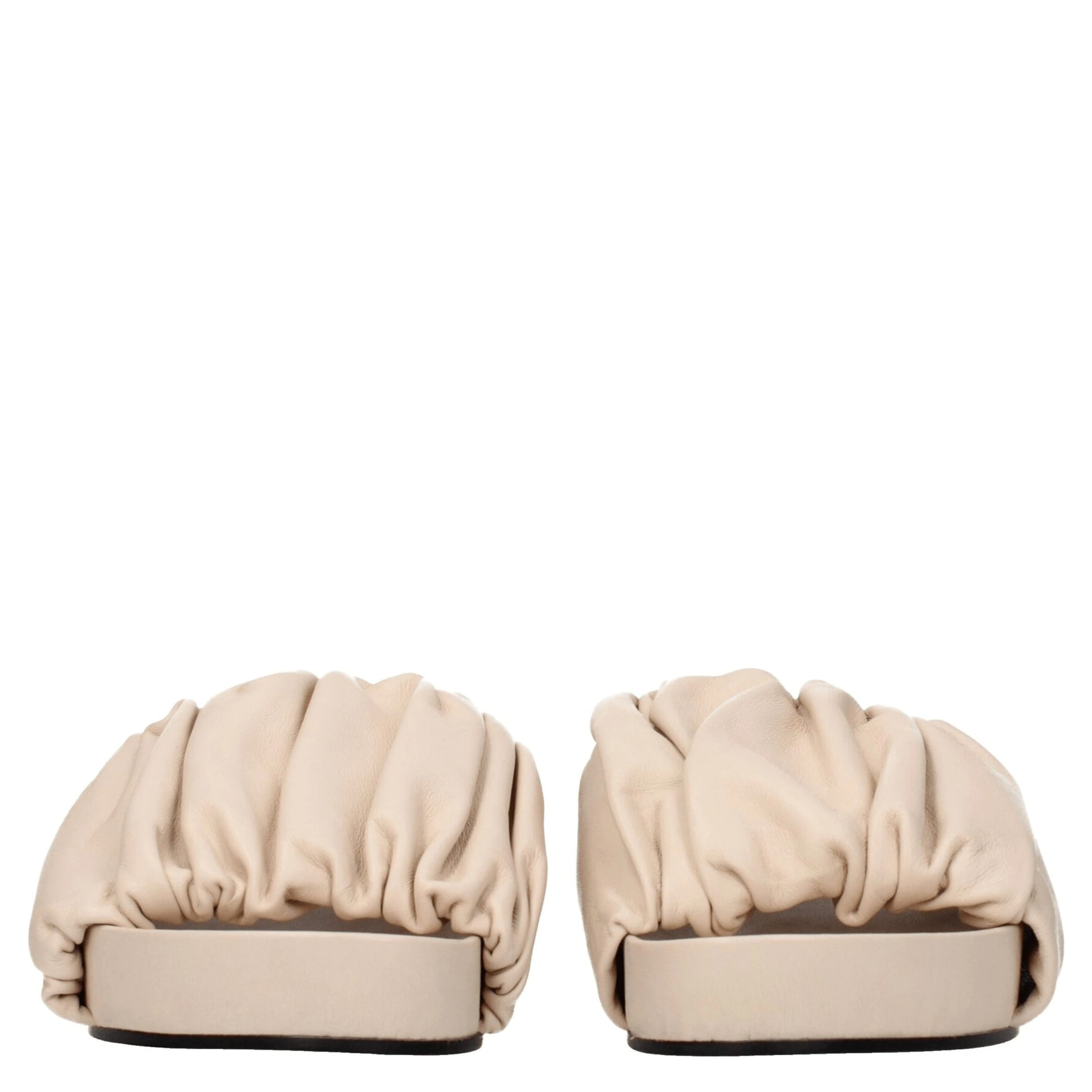 Pink Leather Slippers
