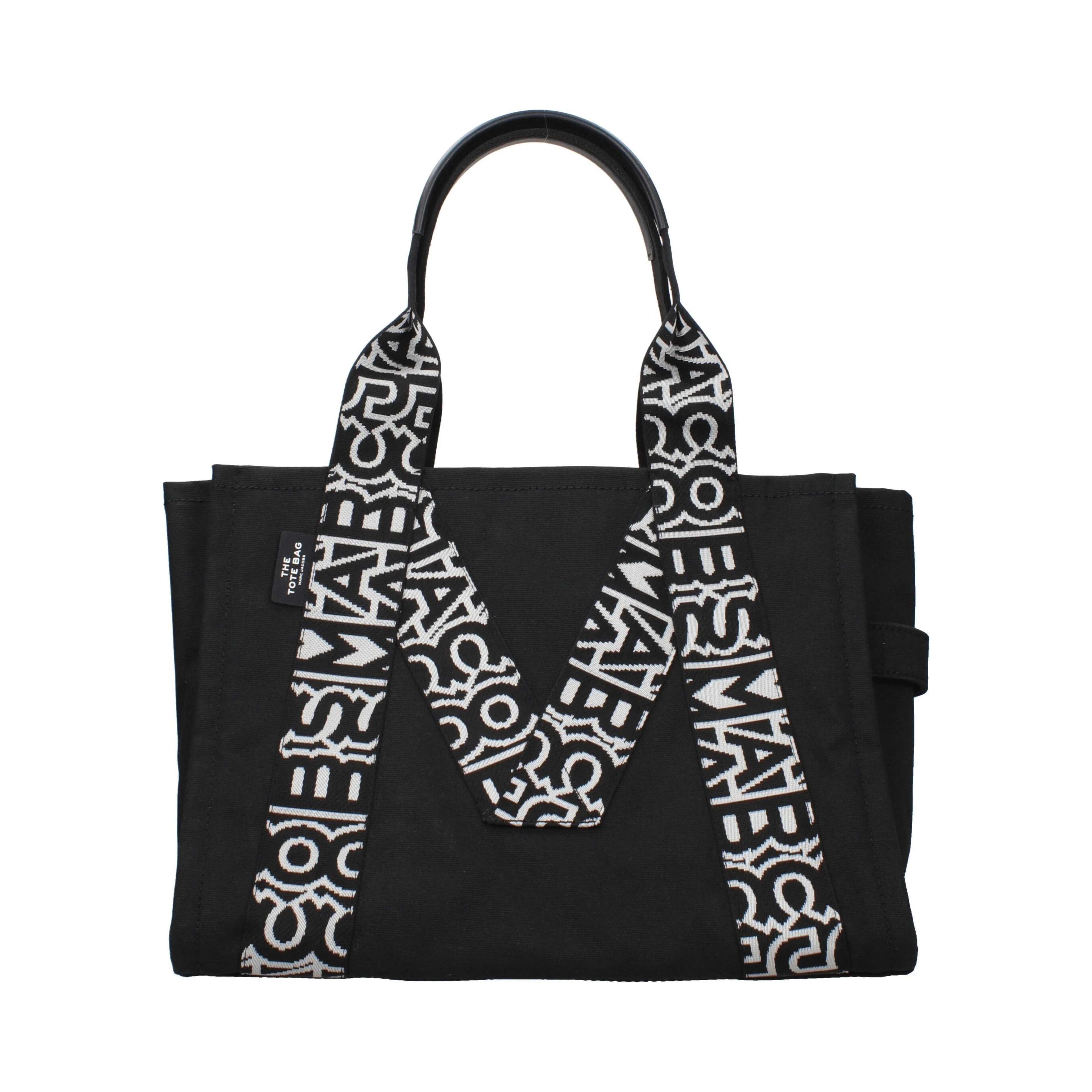 Black Fabric Shoulder Bag