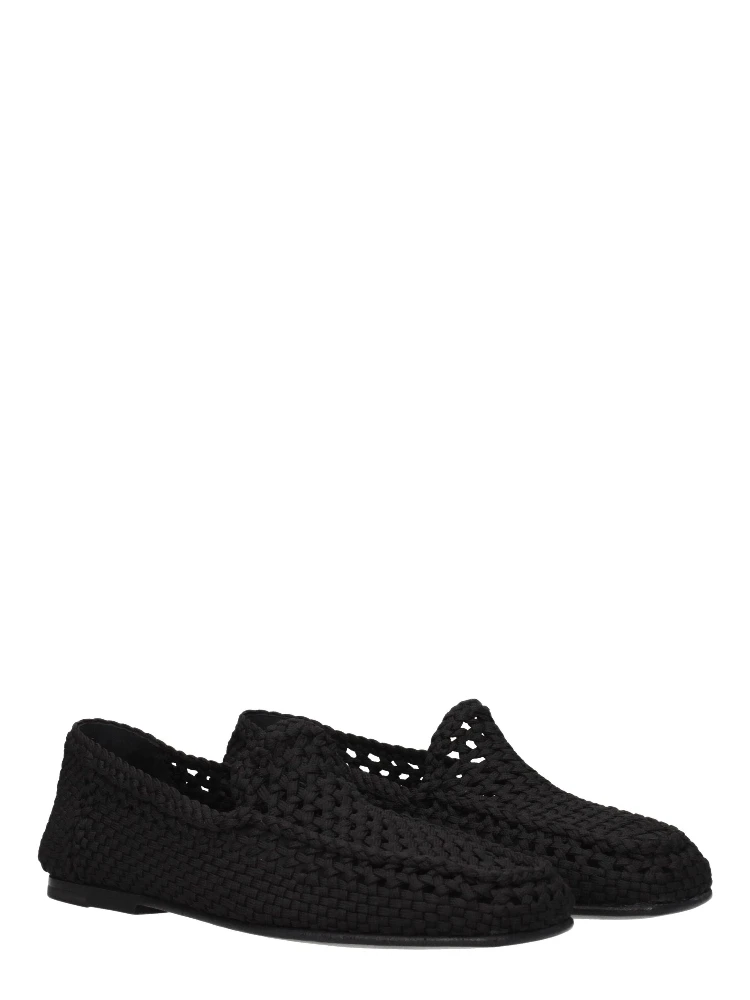 Black Fabric Slip-On Loafers alternative
