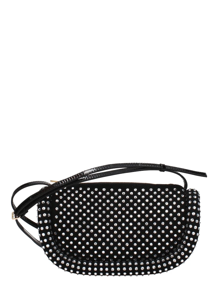 Black Leather Crossbody Bag