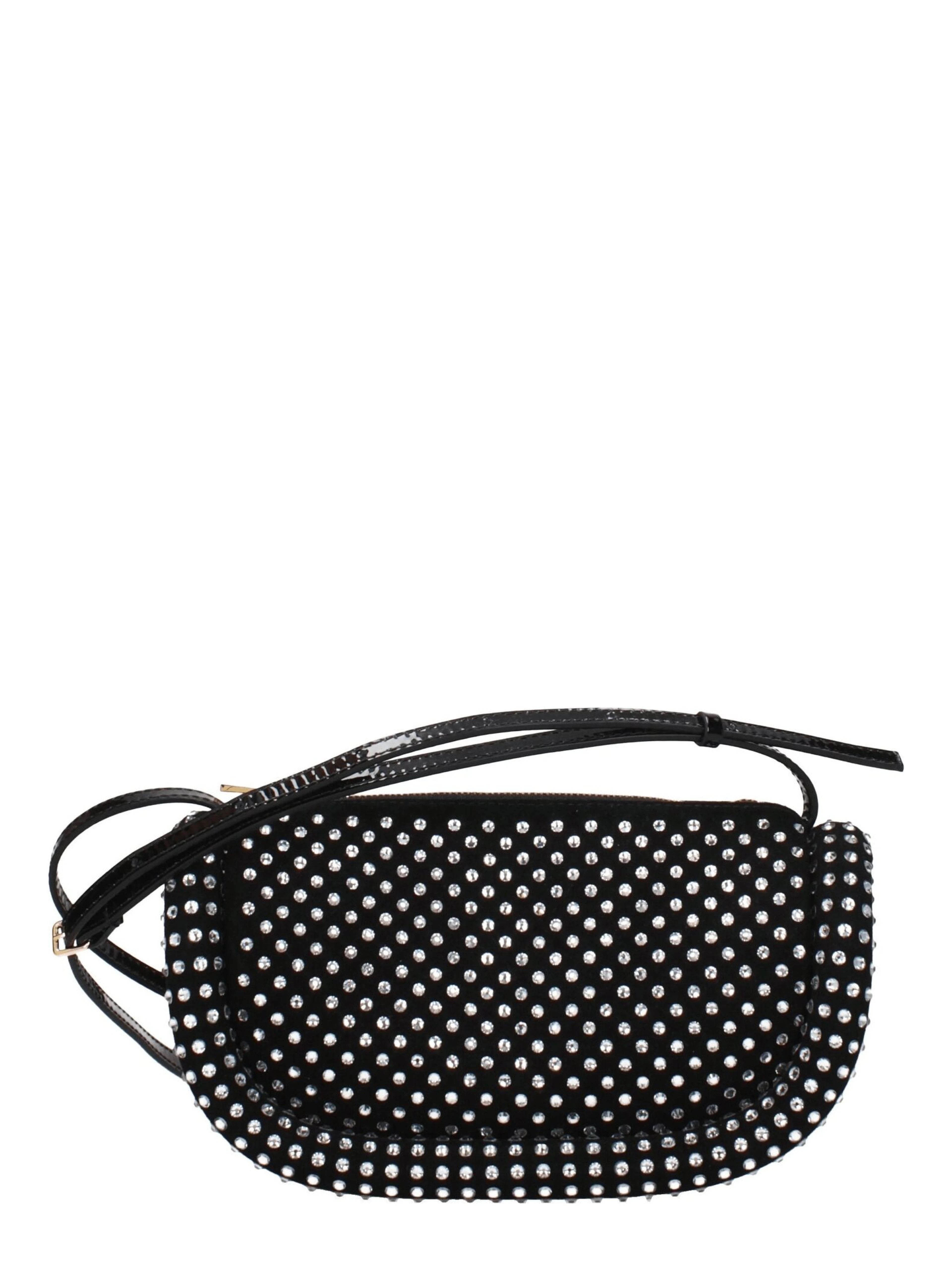 Black Leather Crossbody Bag
