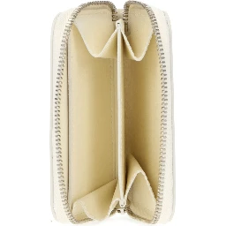 Beige Leather Wallet
