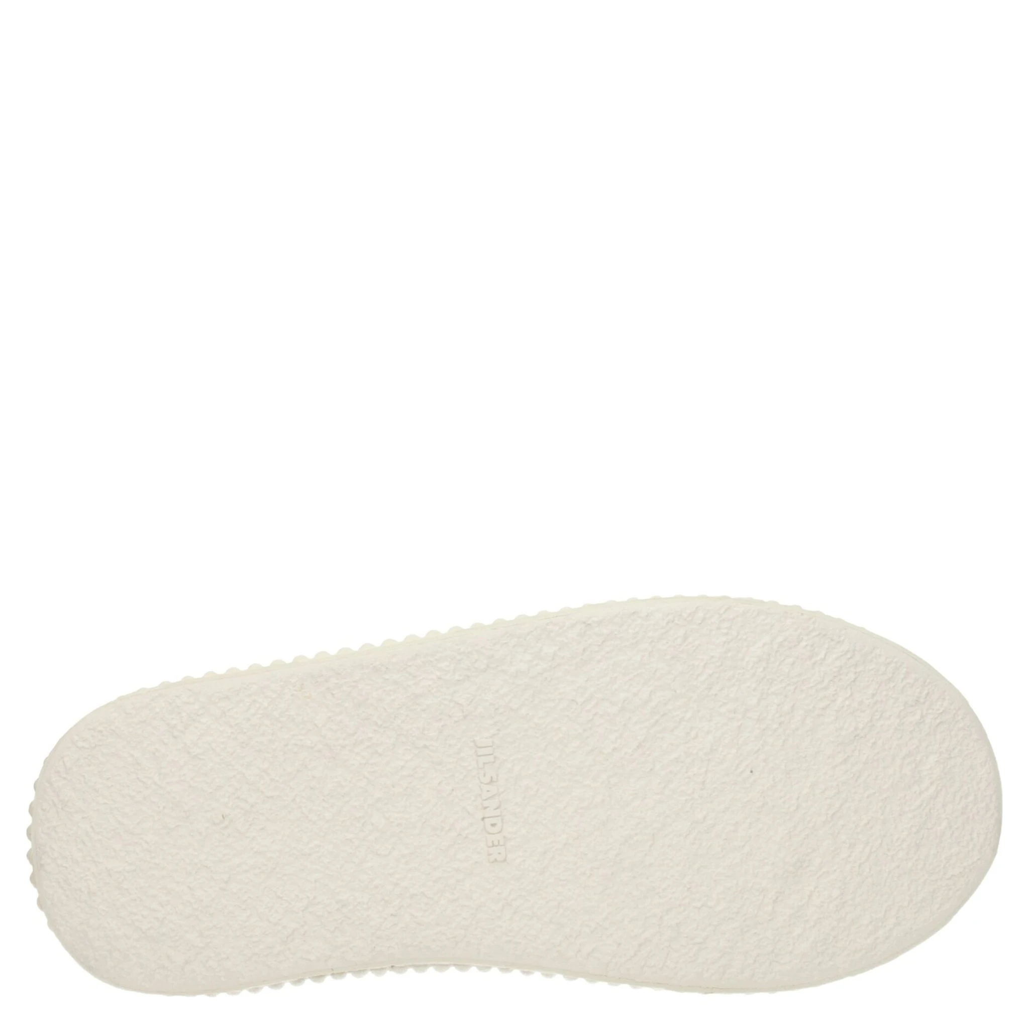 White Fabric Platform Sneakers