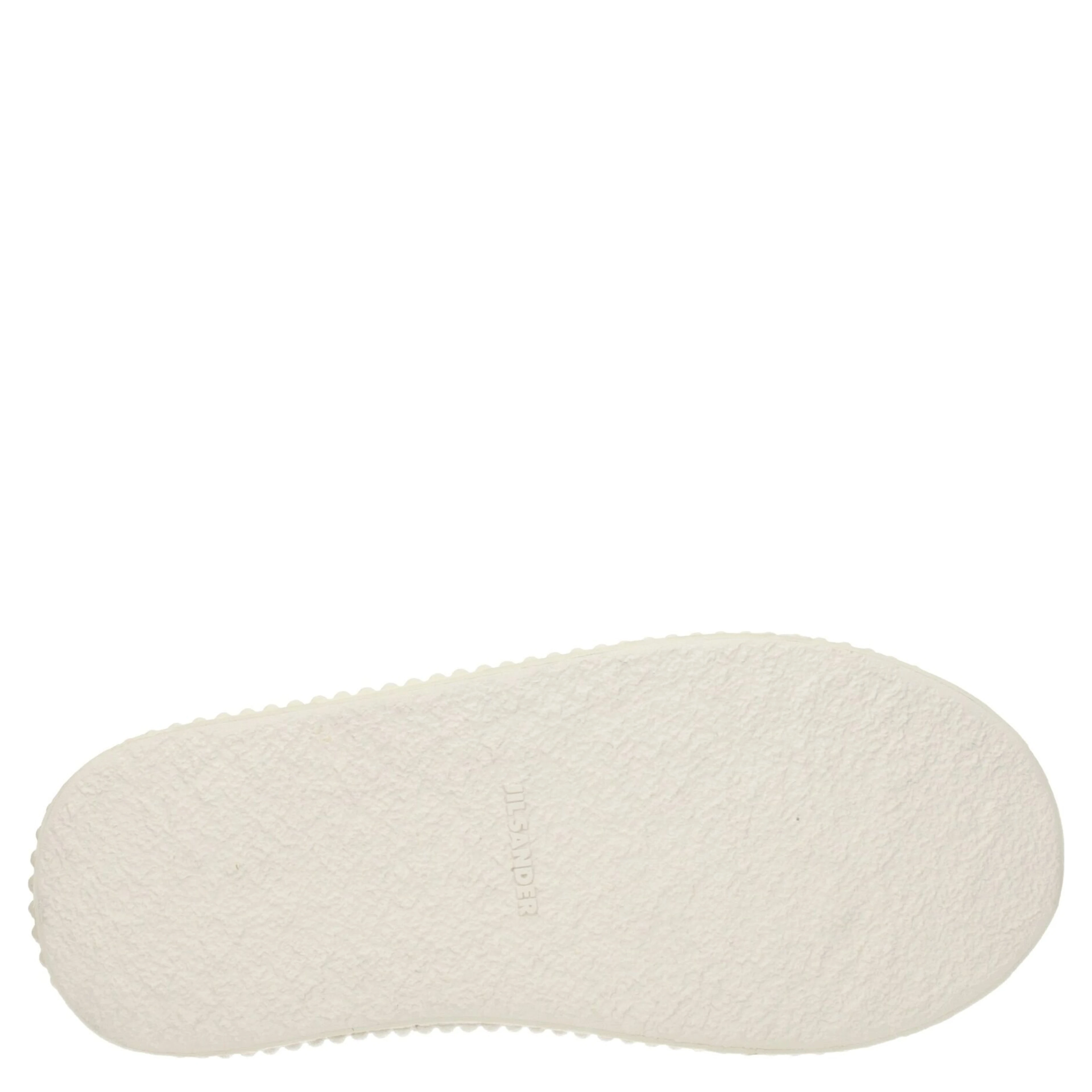 White Fabric Platform Sneakers