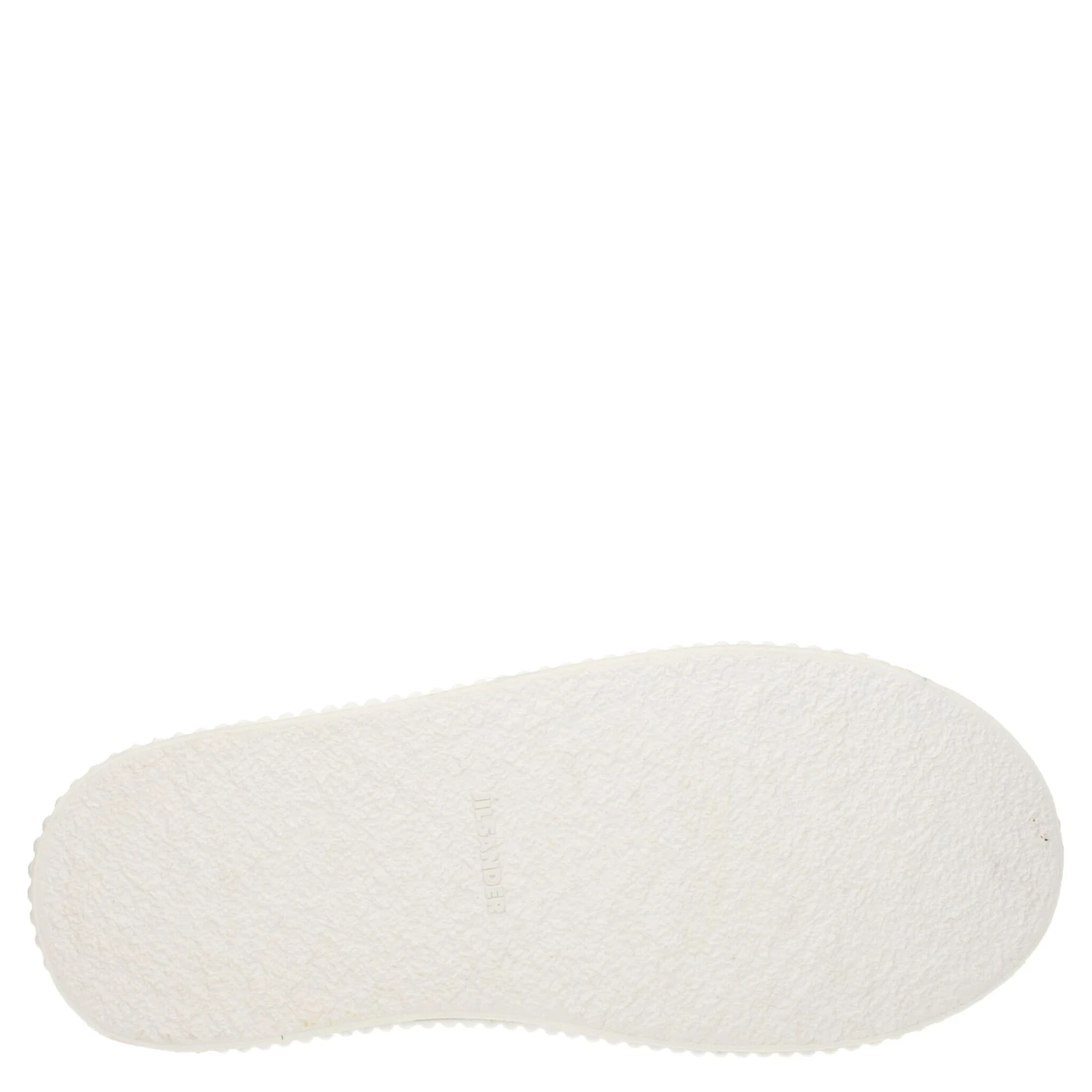 White Fabric Platform Sneakers