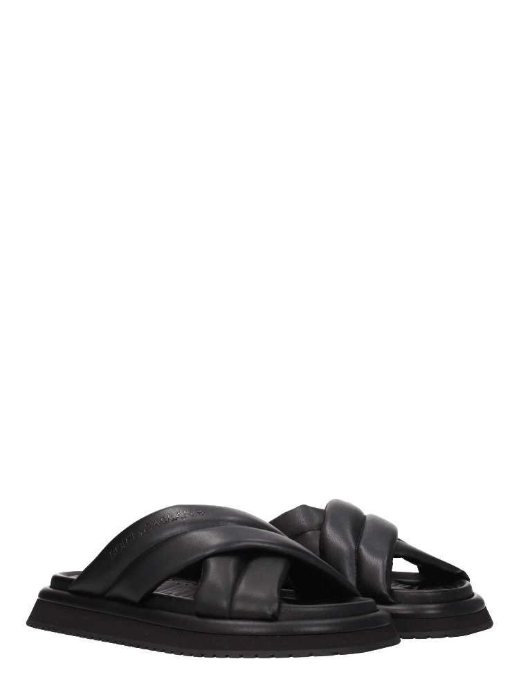 Black Leather Slippers alternative