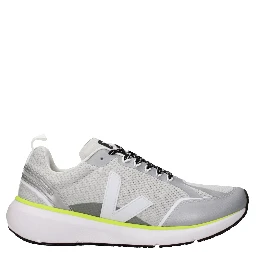 Gray Fabric Athletic Sneakers