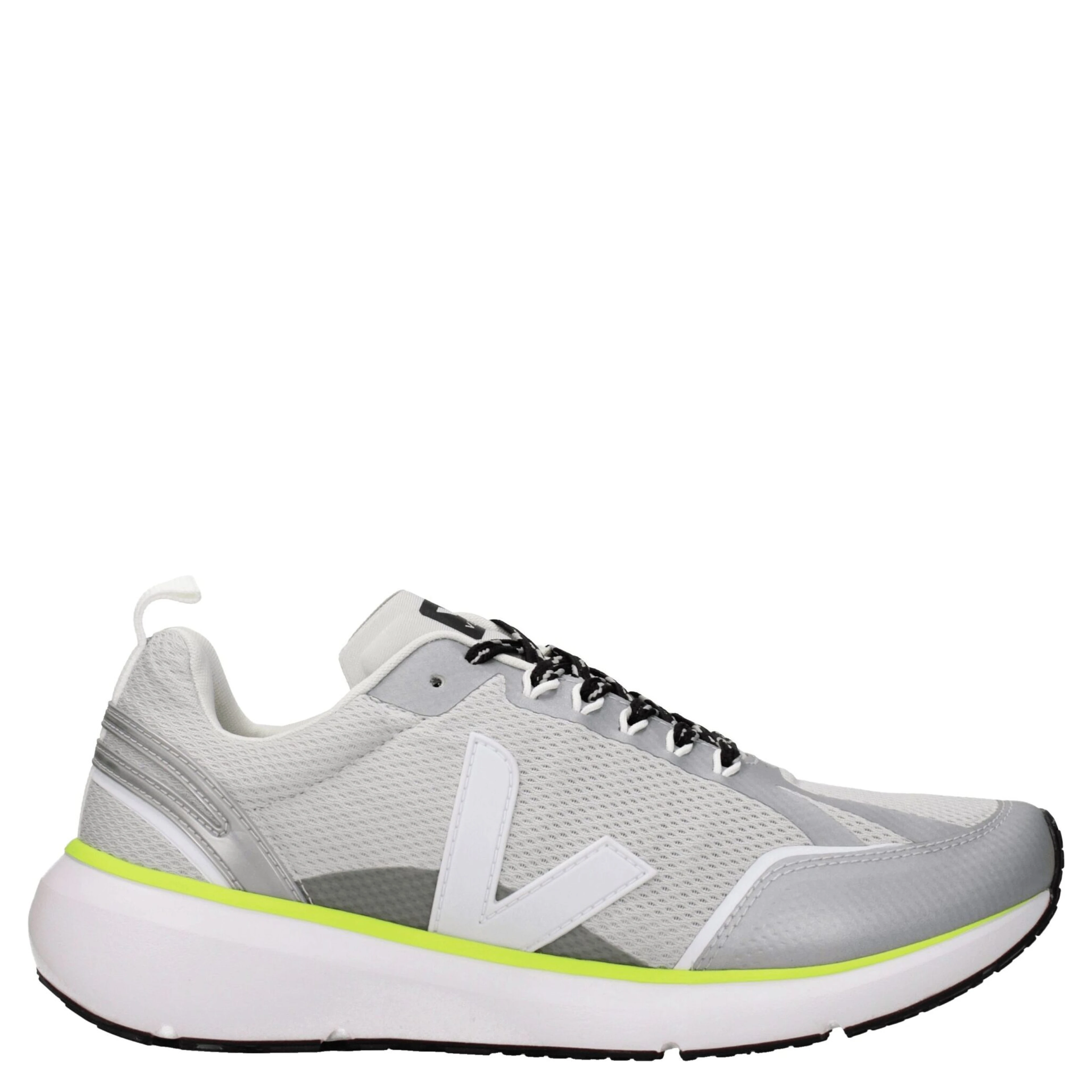 Gray Fabric Athletic Sneakers
