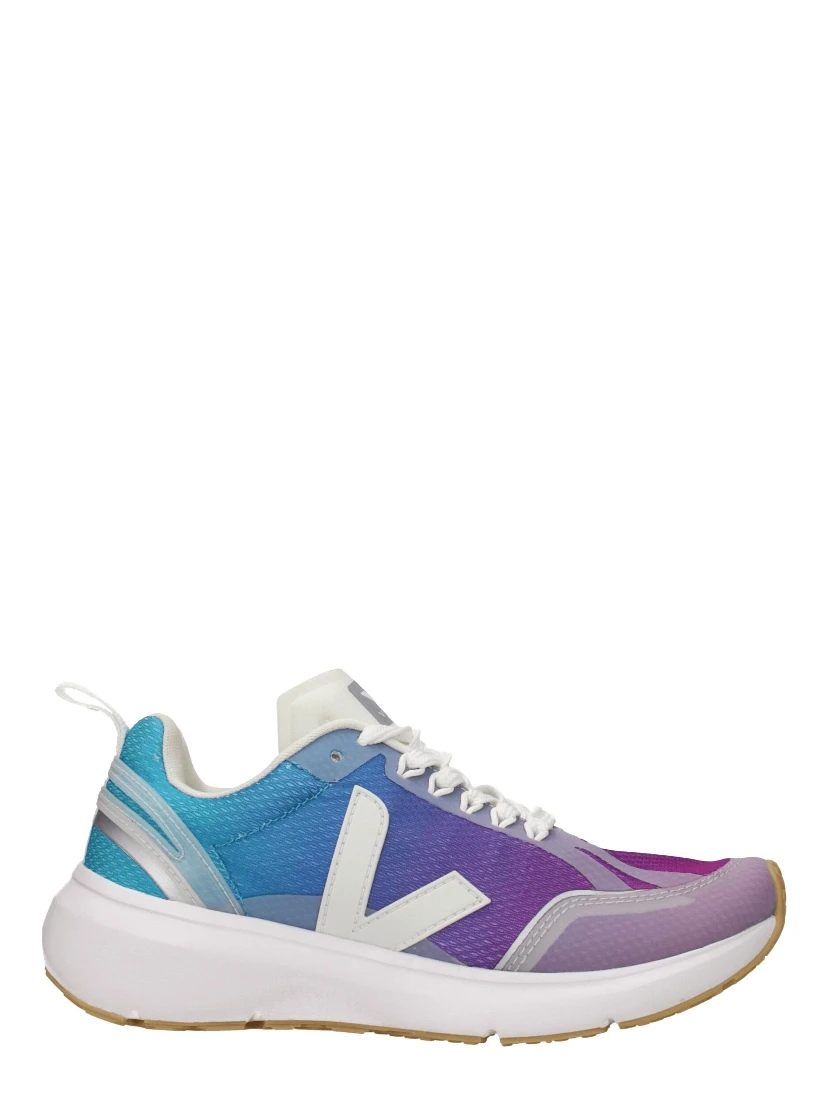 Multicolor Fabric Athletic Sneakers