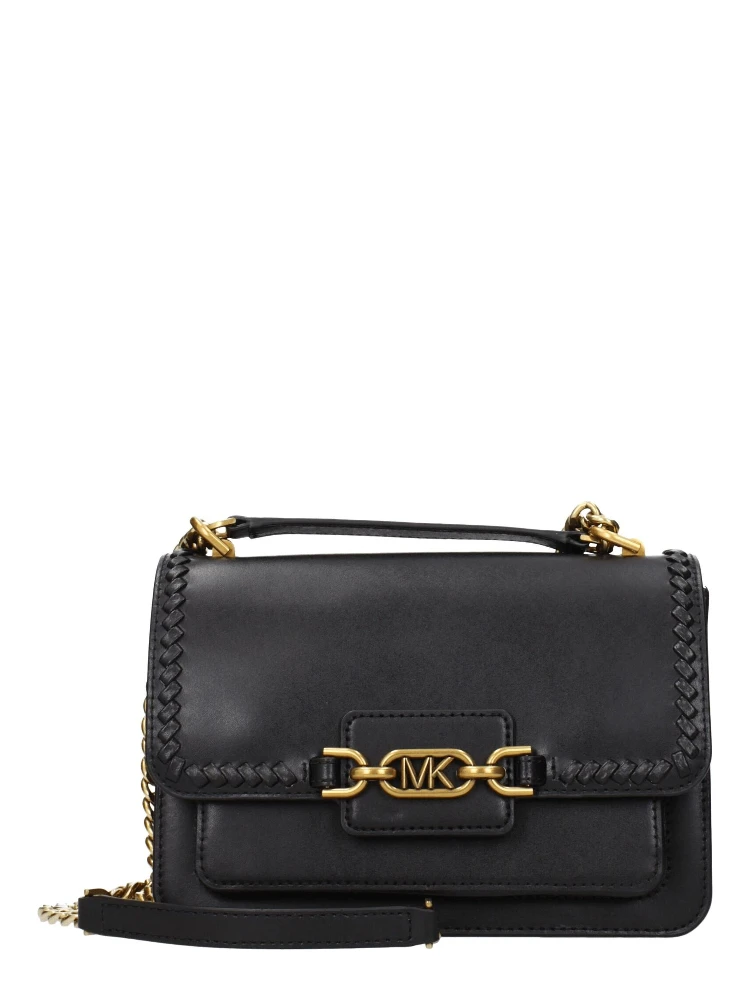 Black Leather Shoulder Bag