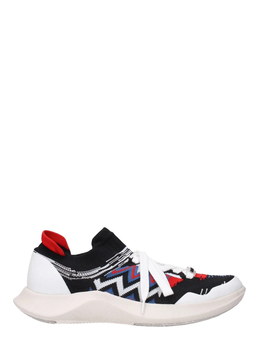 Multicolor Fabric Sneakers