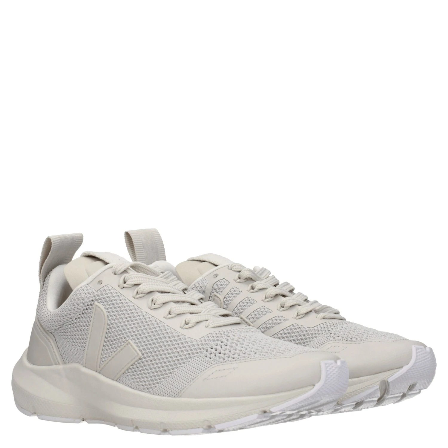 Gray Fabric Athletic Sneakers