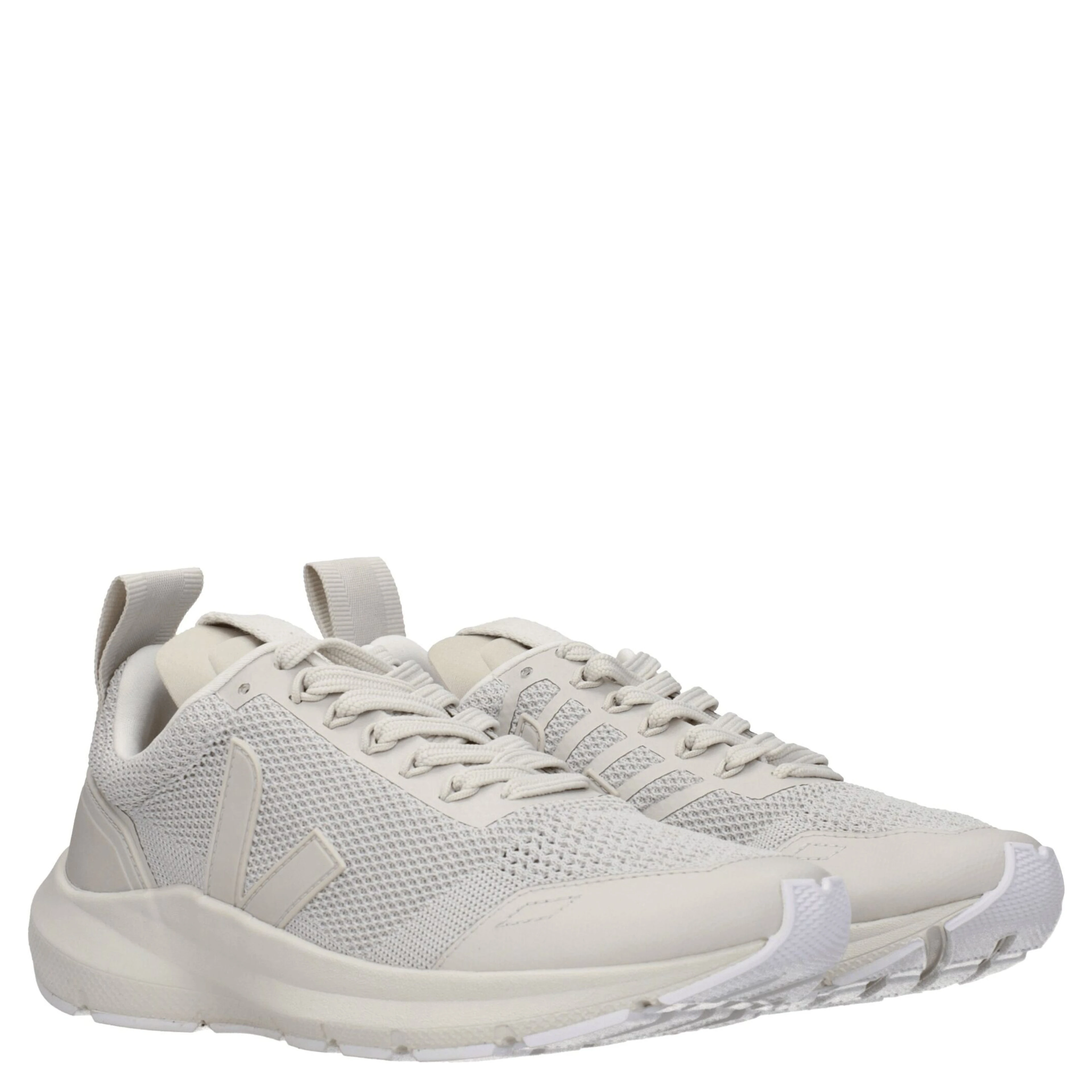 Gray Fabric Athletic Sneakers