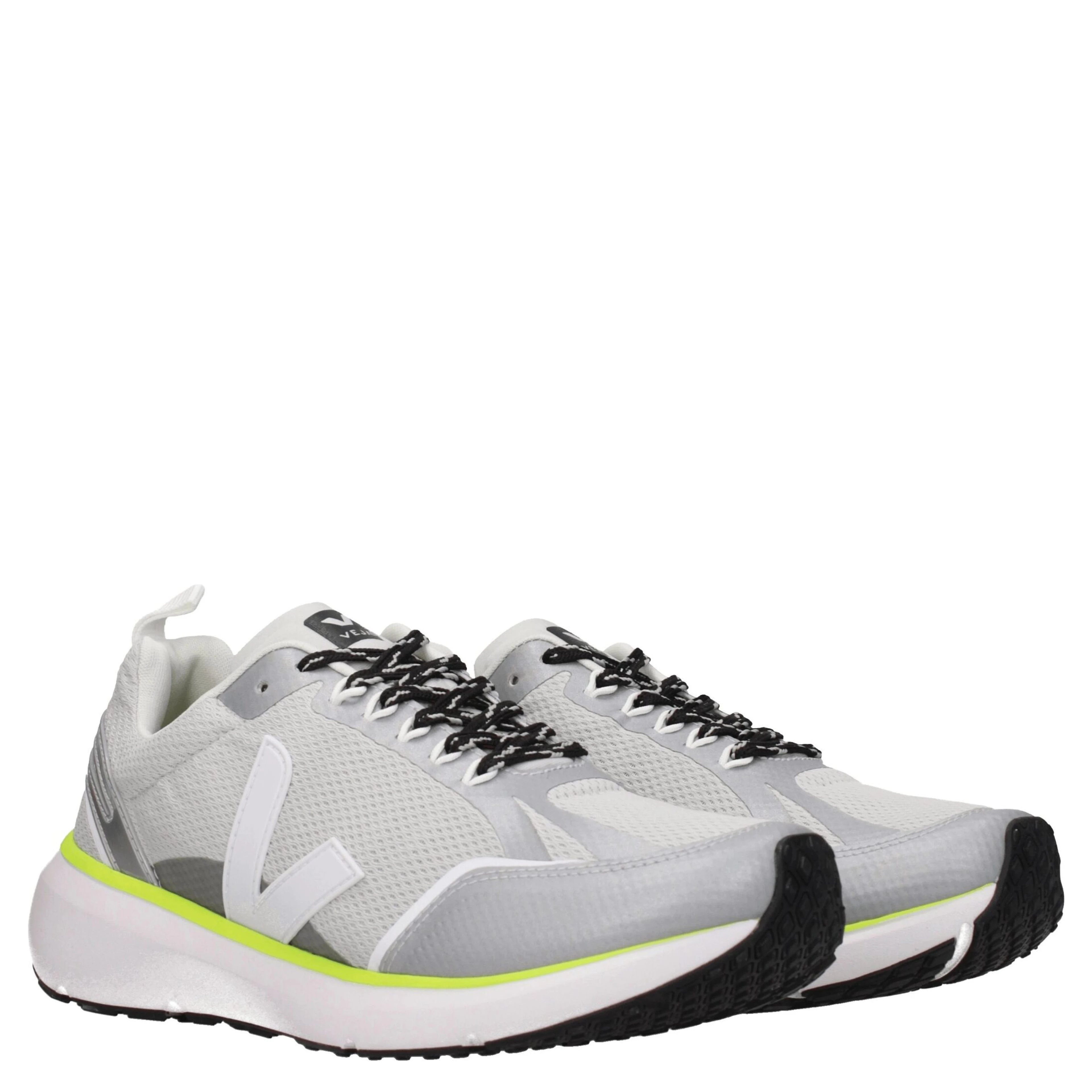 Gray Fabric Athletic Sneakers