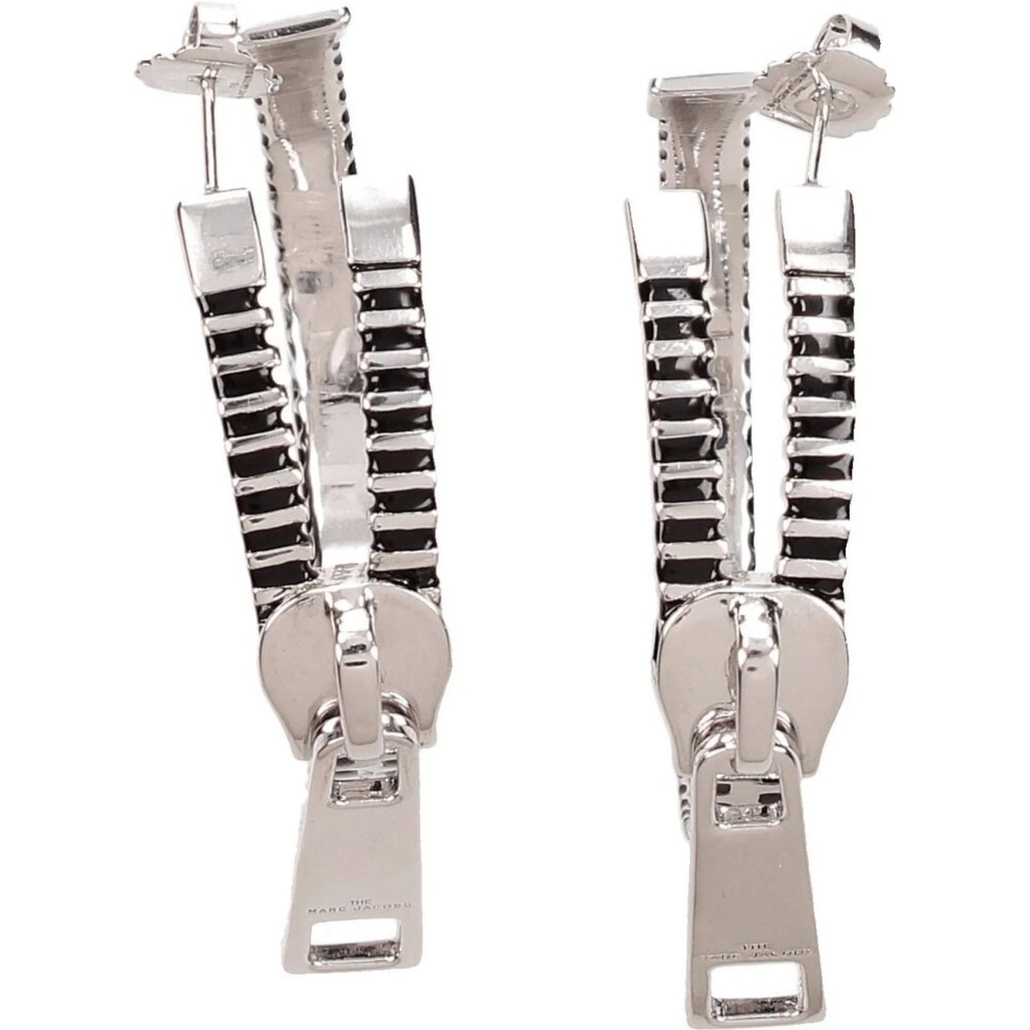 Gray Silver Earrings