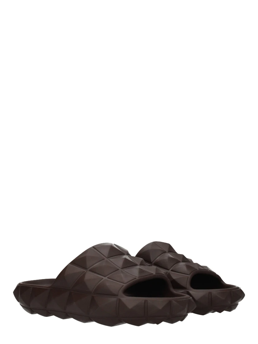 Brown Cotton Slippers