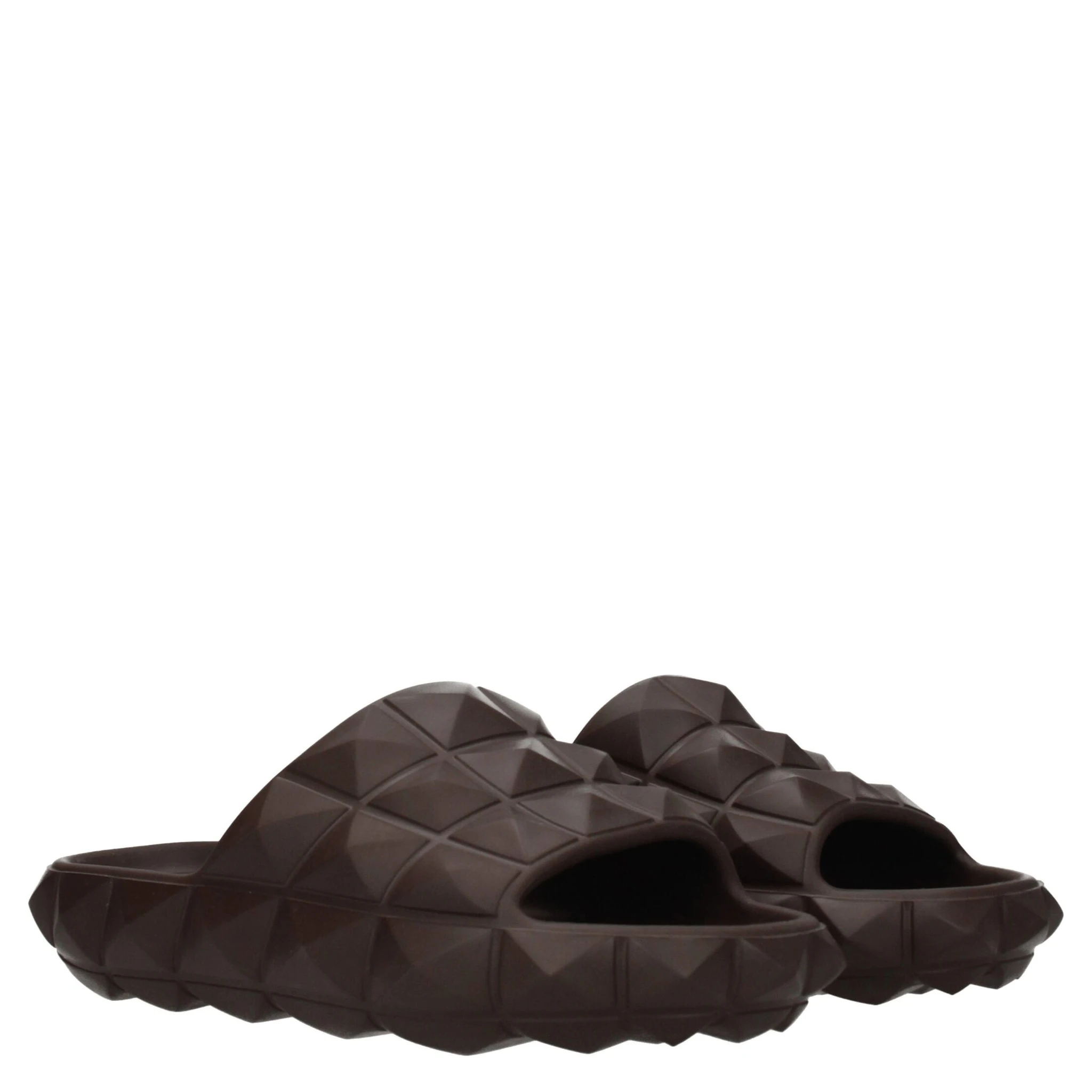 Brown Cotton Slippers