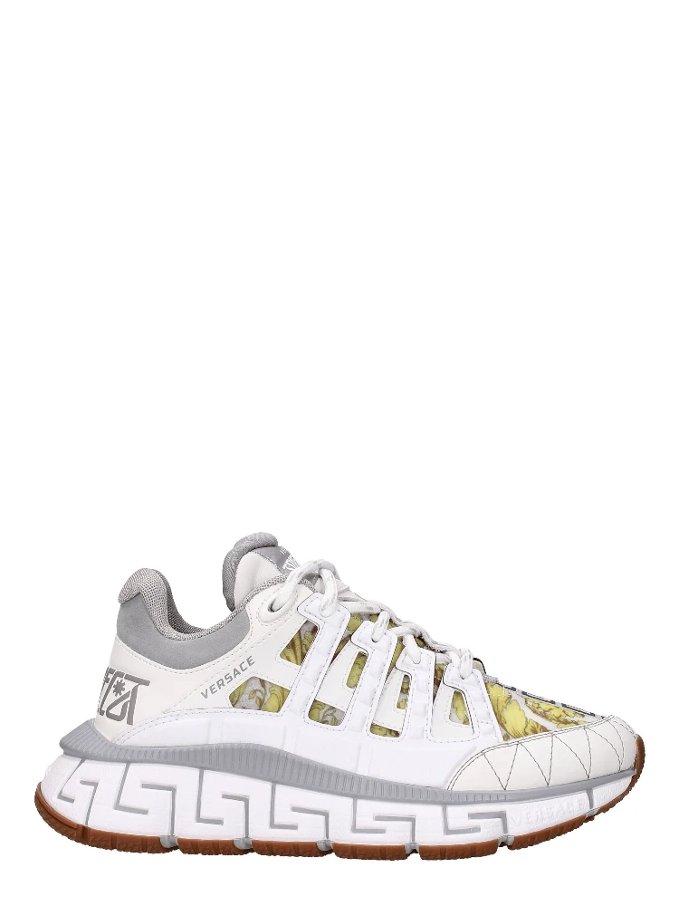 White Leather Athletic Sneakers