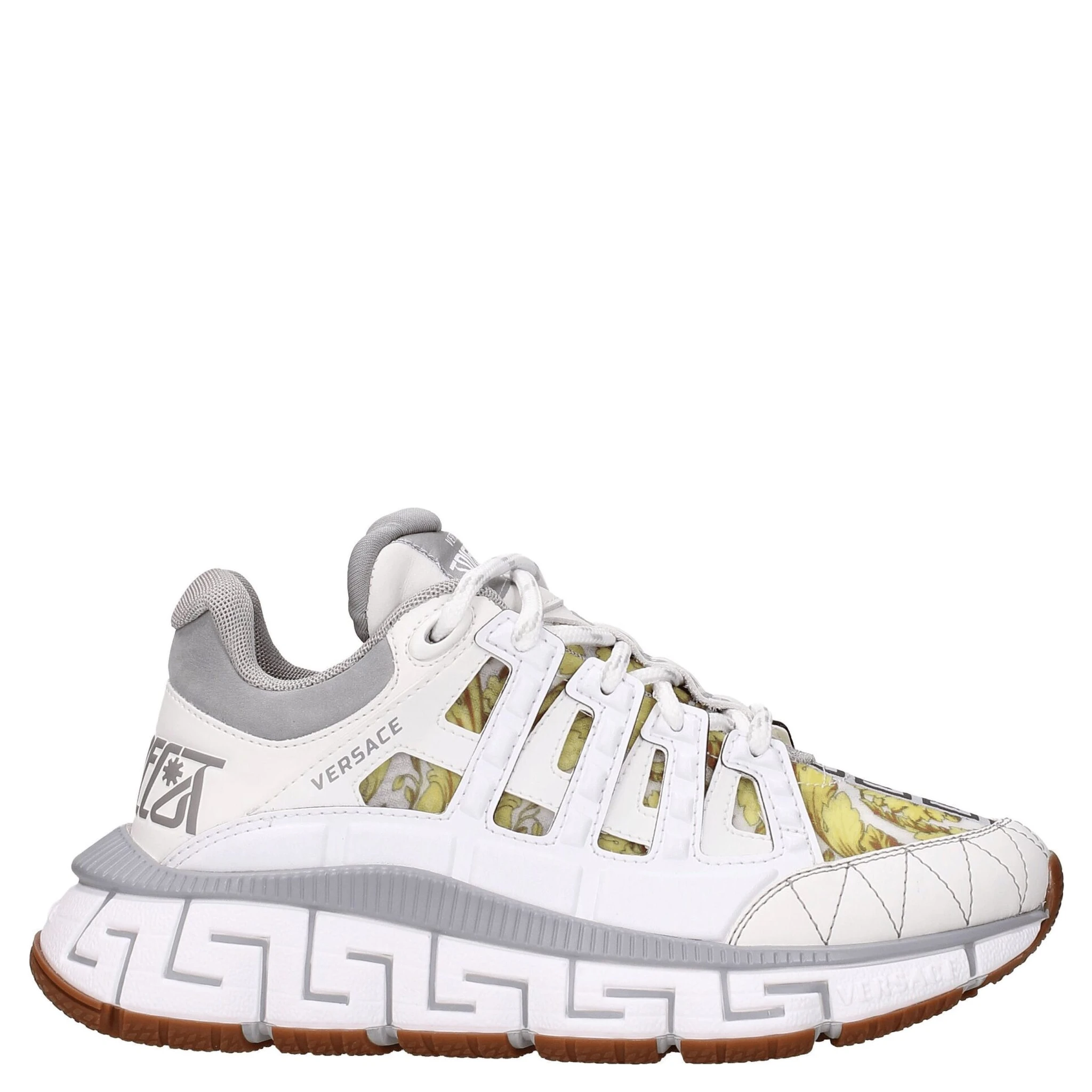 White Leather Athletic Sneakers