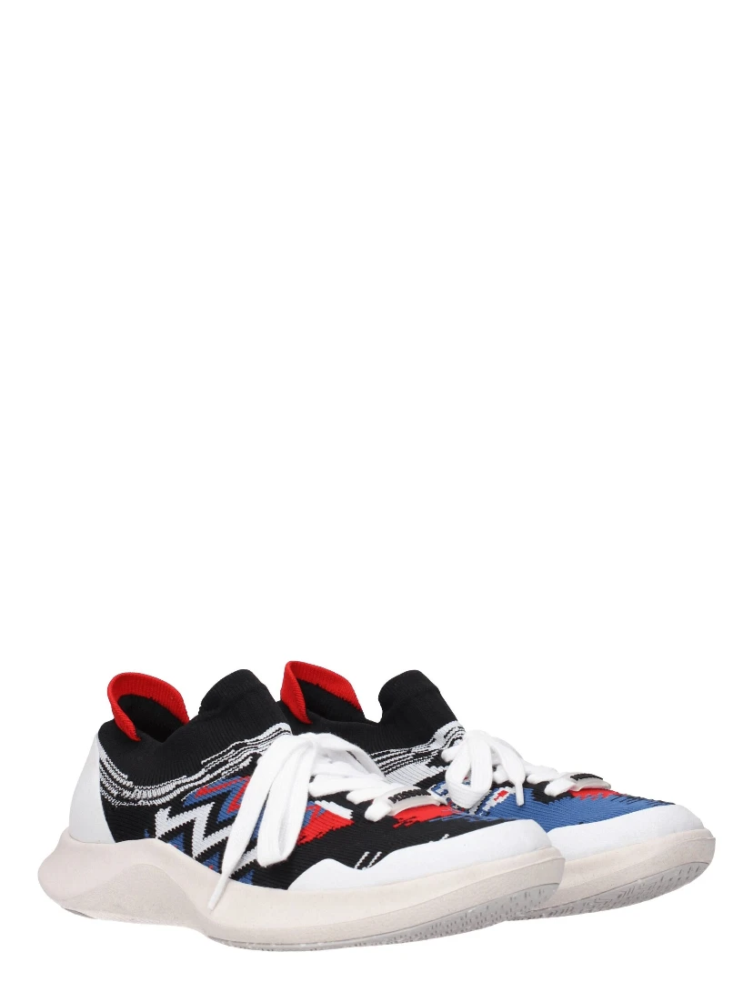 Multicolor Fabric Sneakers