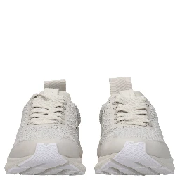 Gray Fabric Athletic Sneakers