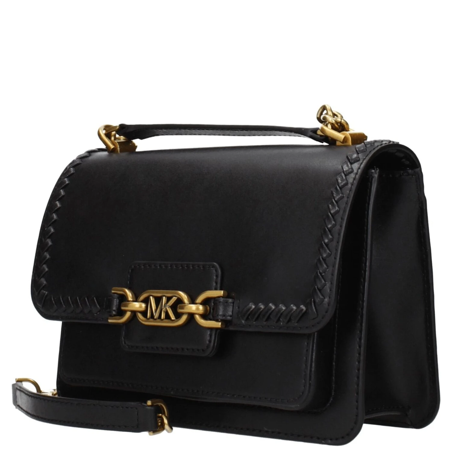 Black Leather Shoulder Bag