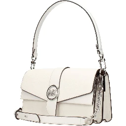 White Leather Handbag