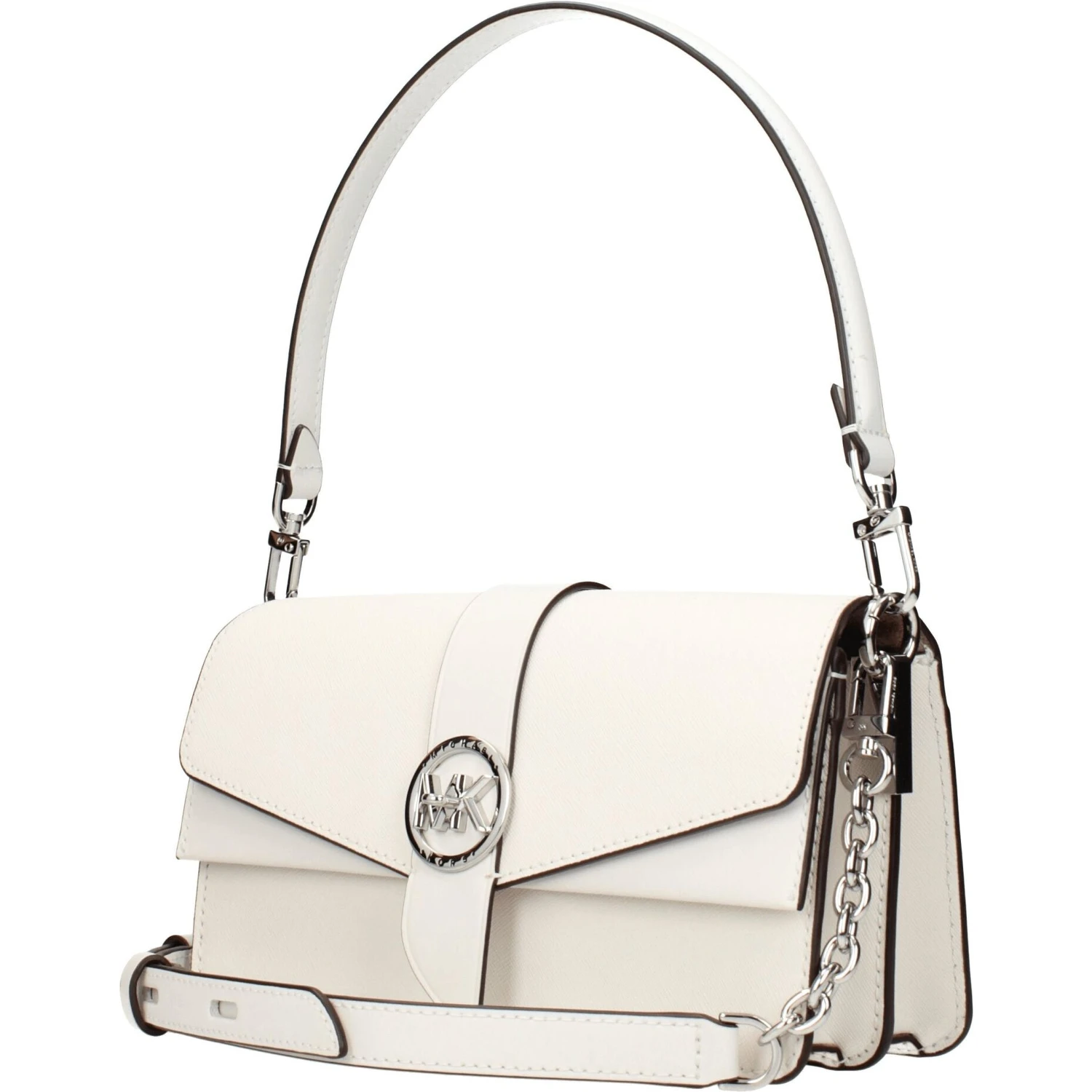 White Leather Handbag