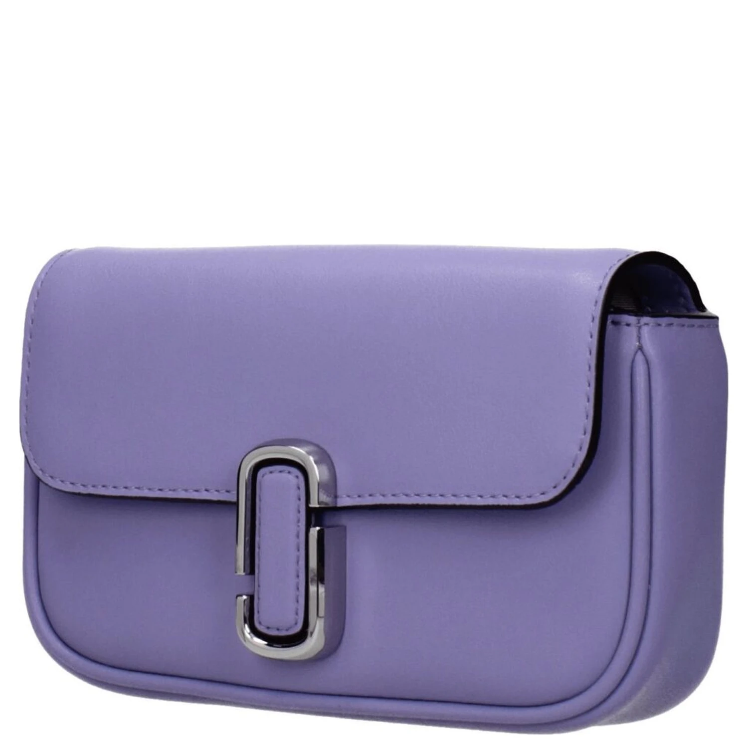 Purple Leather Crossbody Bag
