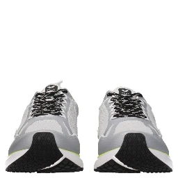 Gray Fabric Athletic Sneakers