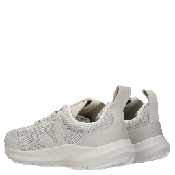 Gray Fabric Athletic Sneakers