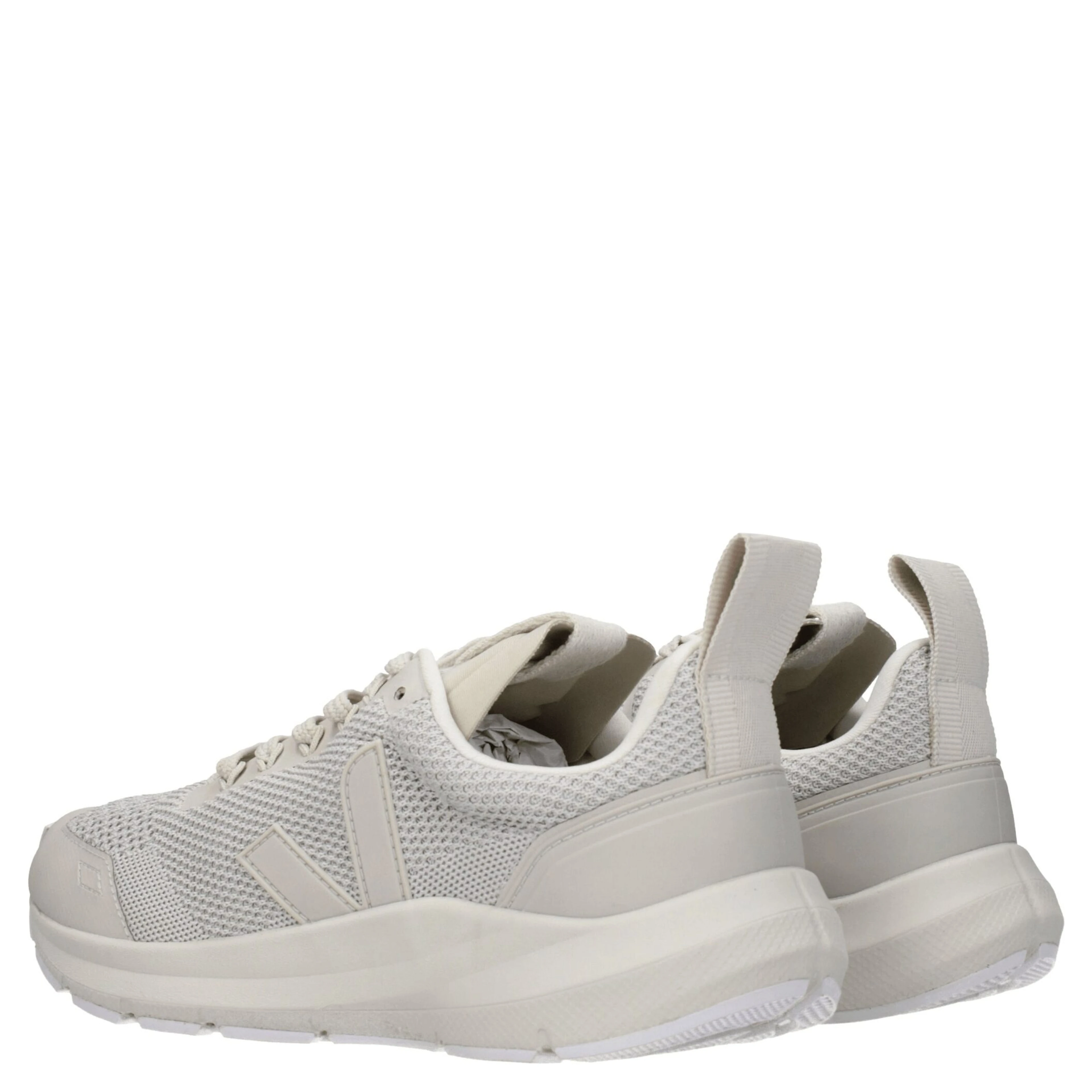 Gray Fabric Athletic Sneakers