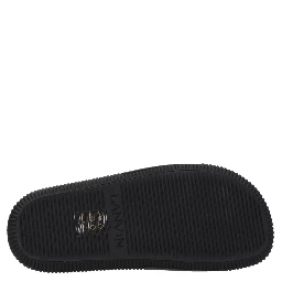 Black Cotton Slippers