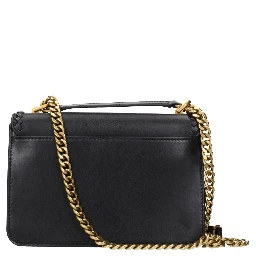 Black Leather Shoulder Bag
