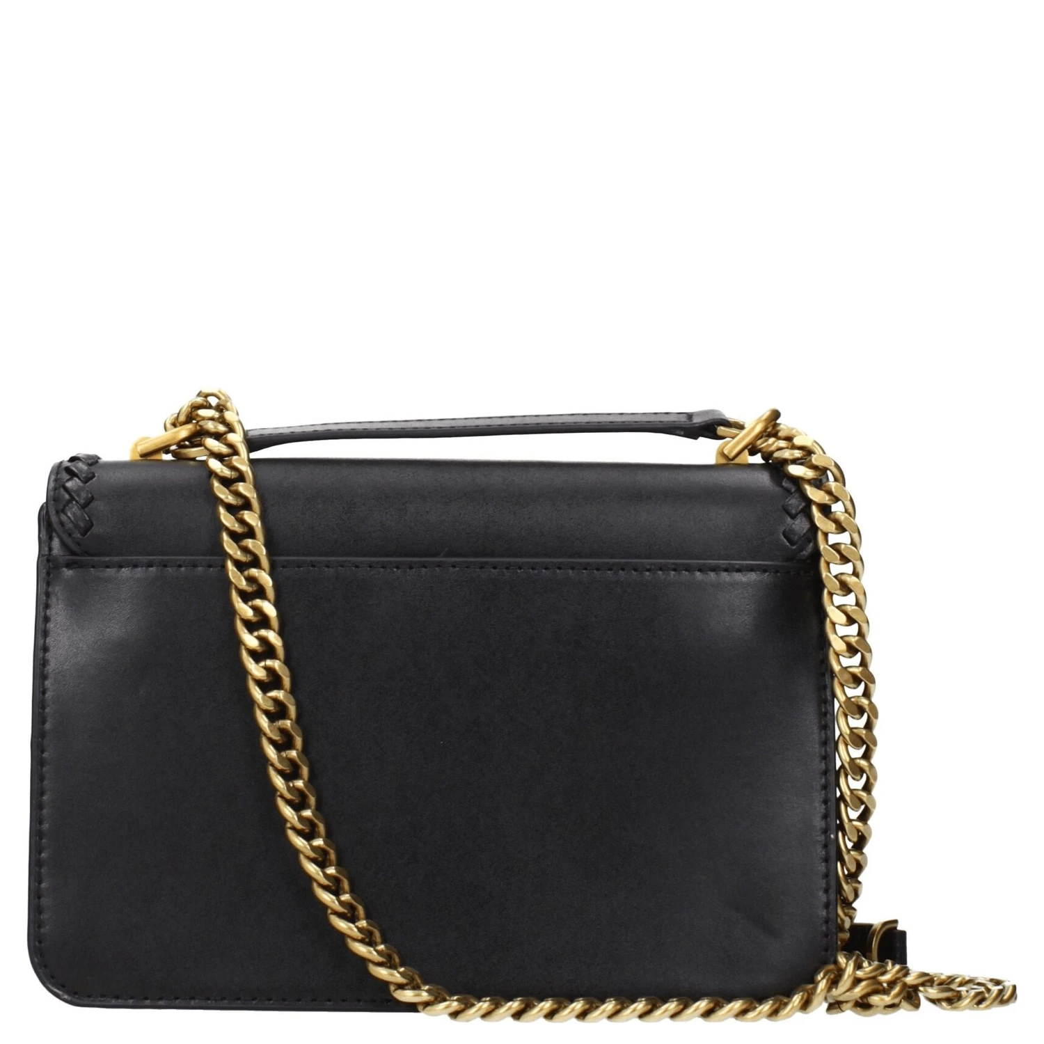 Black Leather Shoulder Bag
