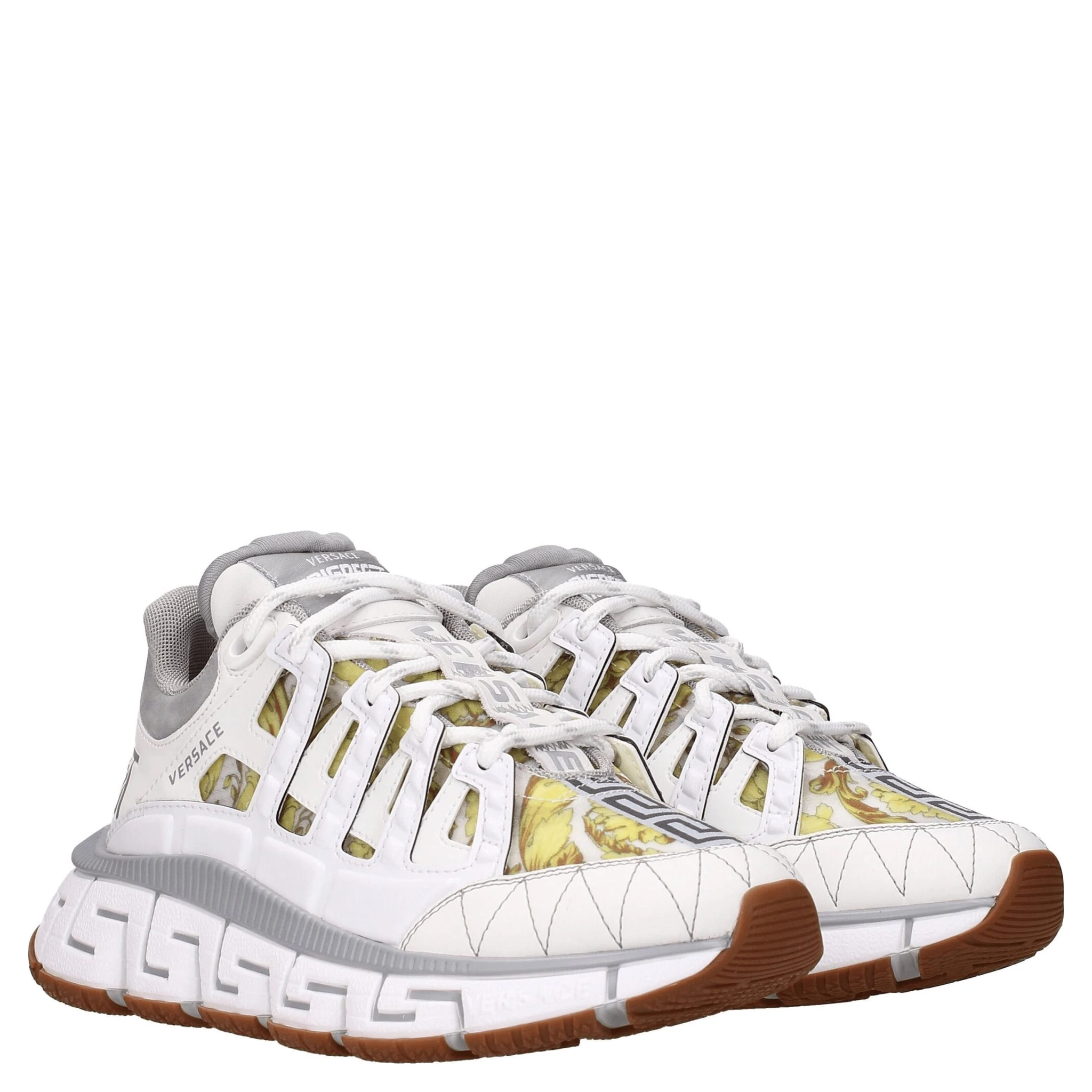 White Leather Athletic Sneakers