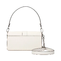 White Leather Handbag