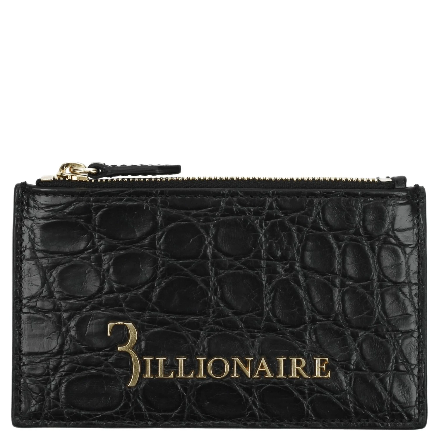 Black Crocodile Cardholder