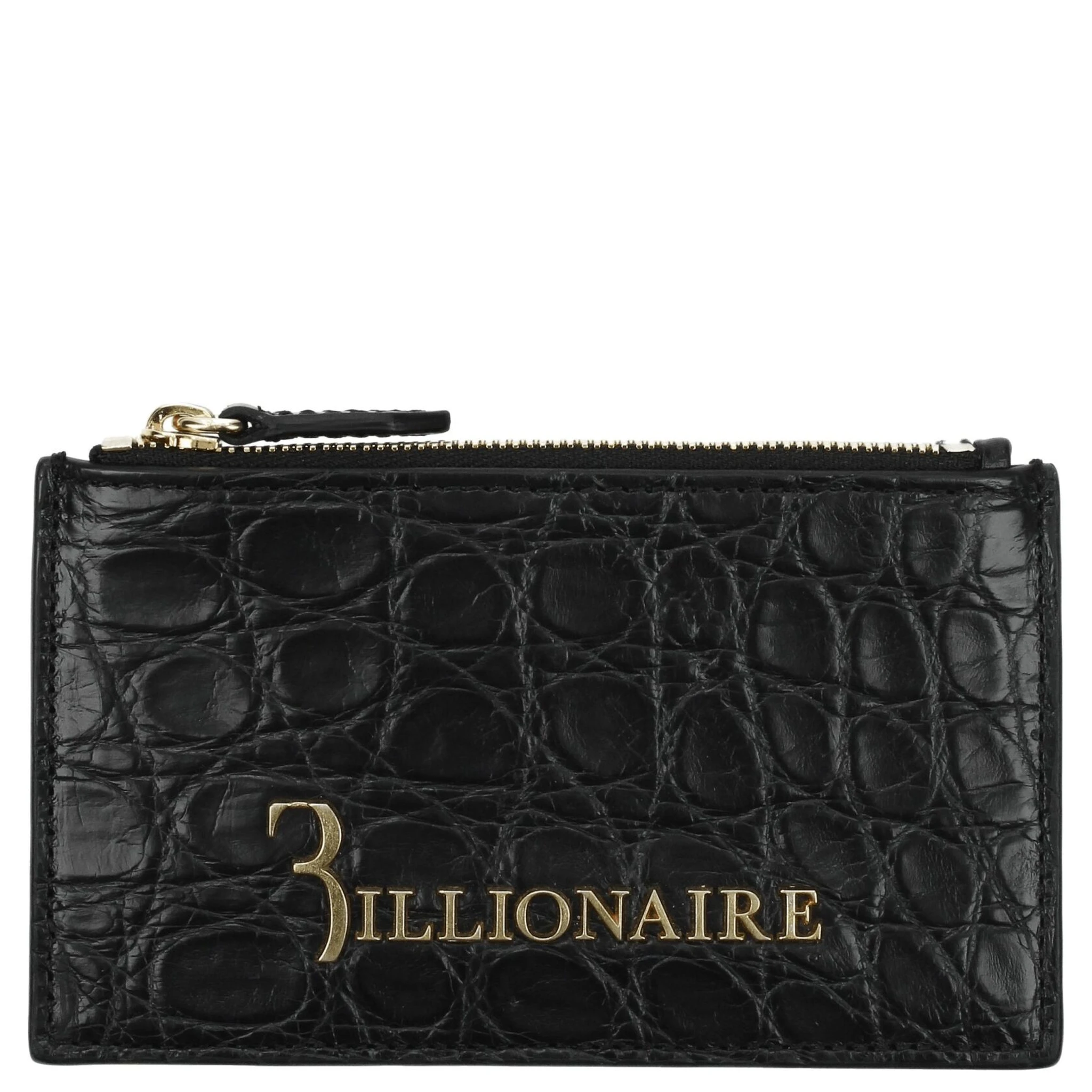 Black Crocodile Cardholder
