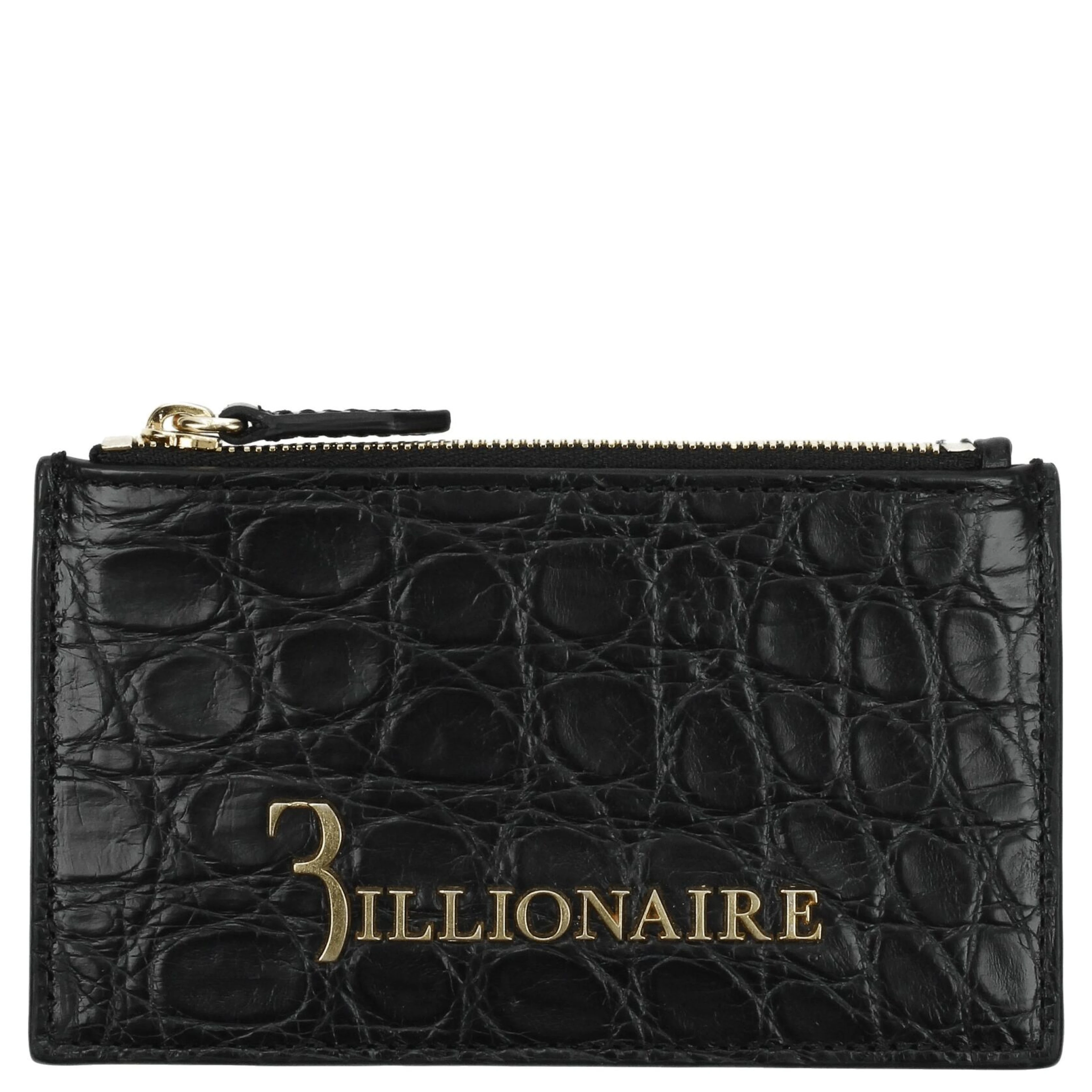 Black Crocodile Cardholder